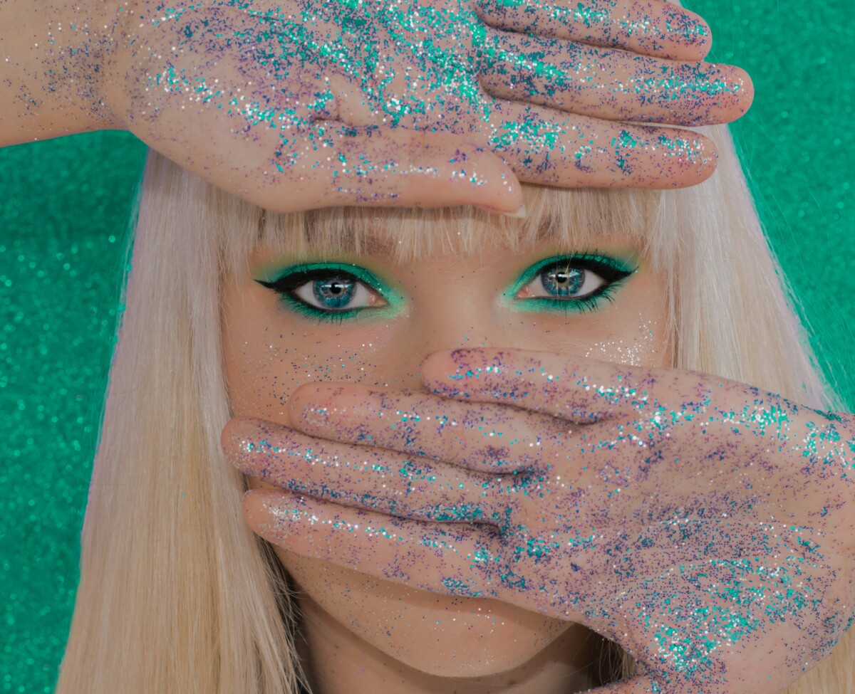 Muito glitter, por favor