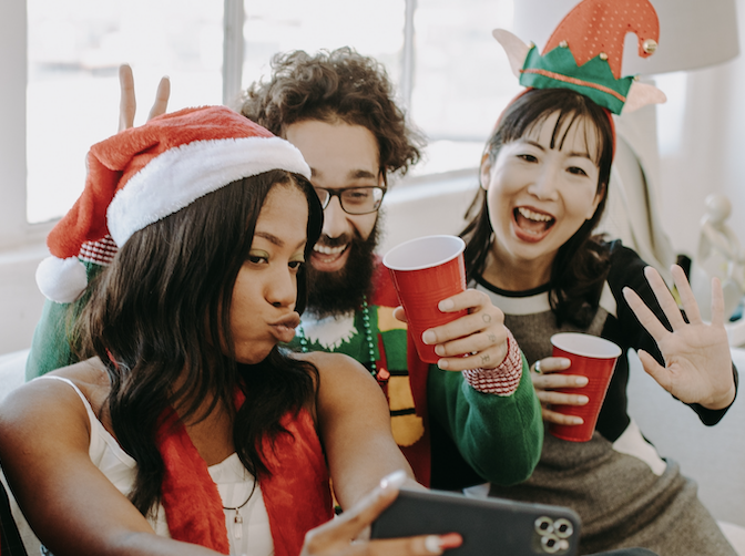 Cómo crear la selfie de Navidad más linda