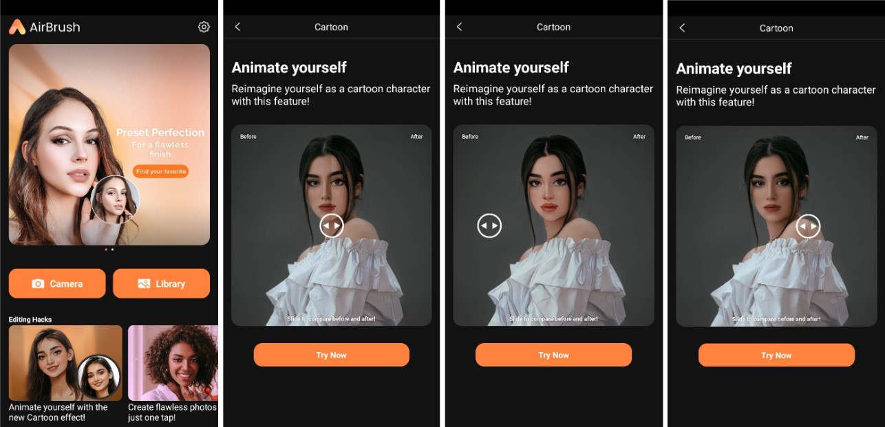 Animate Yourself with the Airbrush Cartoon Effect
