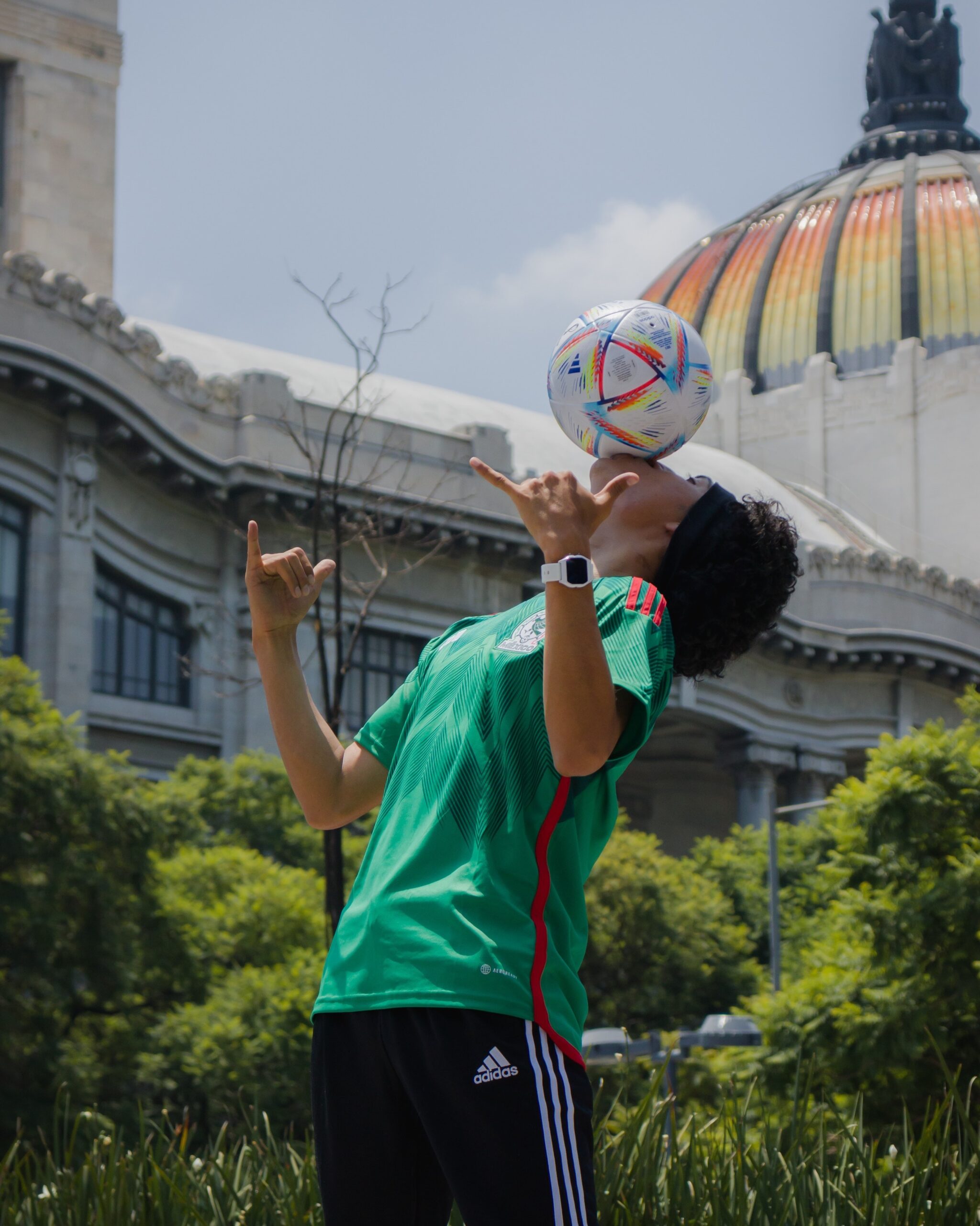 Edita tu foto inspirada en la copa del mundo con AirBrush