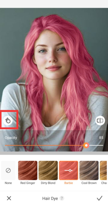 ai hair color changer-fine tune