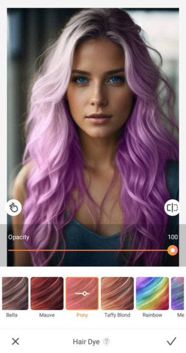 ai hair color changer-pony