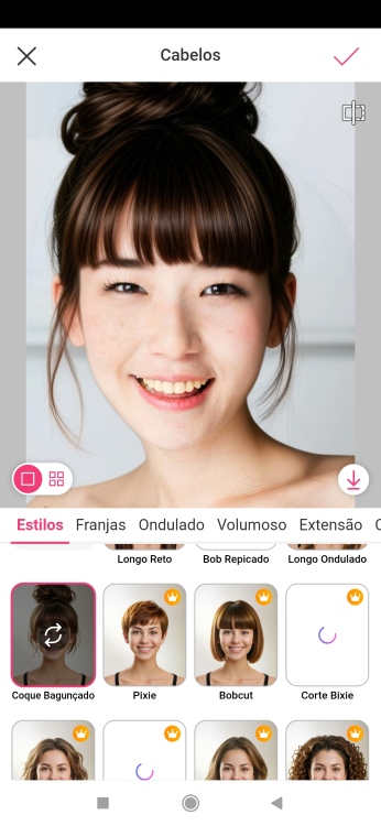 change hair color - asian girl hairstyle change youcam result