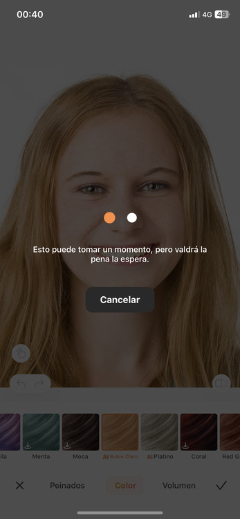 hair color changer-changing moment