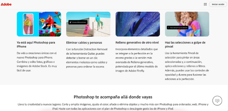 Photoshop Web Screenshot ES