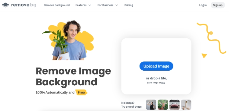 Remove.bg Web Screenshot ES