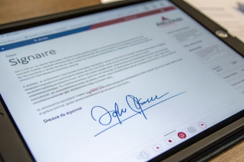 remove background - digital signature