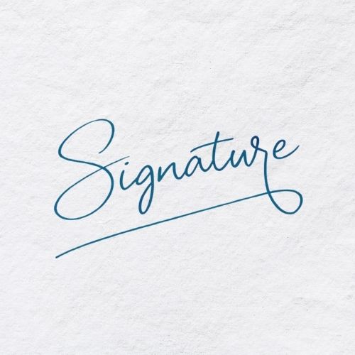 remove background - signature before