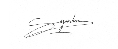 remove background - signature