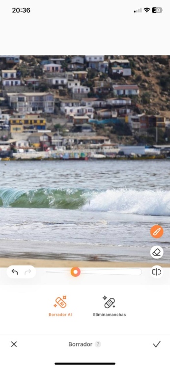 remove people from photos - fourth screenshot sea AB app ES