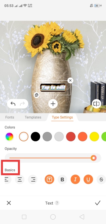 AirBrush Text App Screenshot EN - basics