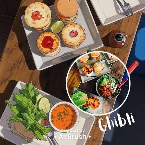 ghibli filter - european food