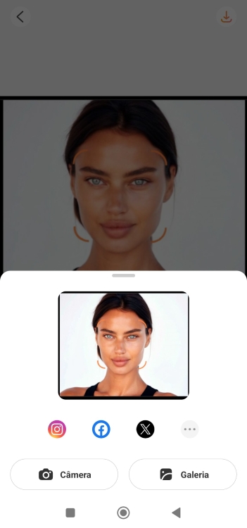 AirBrush Face Edit Screenshot PT - share face