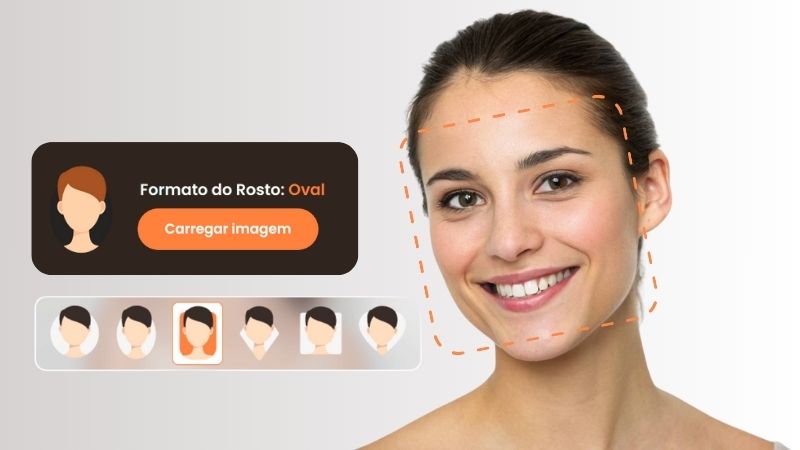 Como Saber o Formato do Meu Rosto com Apenas um Clique?