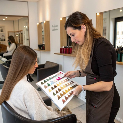 change hair color - professional hairstylist