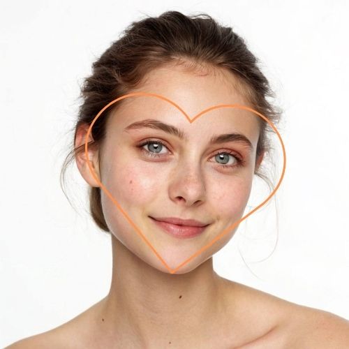 face shape detector - heart face