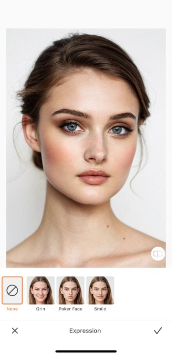 AirBrush App Screenshot EN - Expressions before