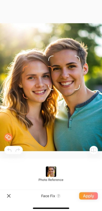 AirBrush App Screenshot EN - multiple gender swap results
