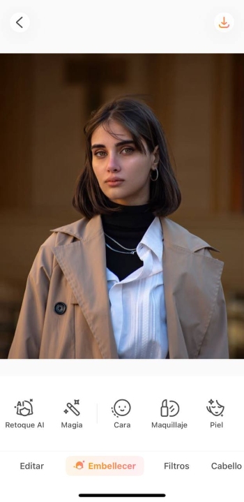 AirBrush App Screenshot ES - haircuts upload image