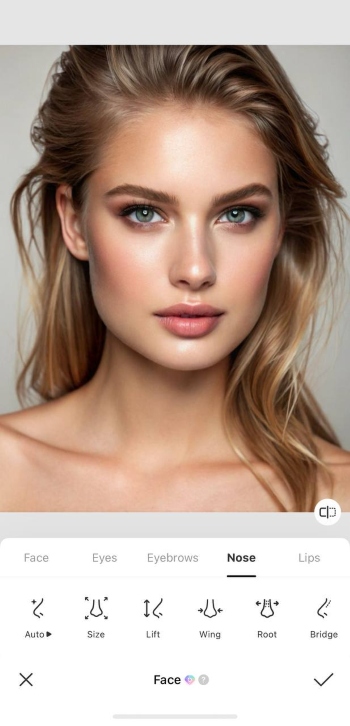 BeautyPlus App Screenshot EN - Nose Job Simulator before