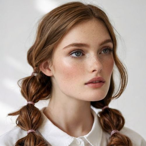 change hairstyle - Baby Bubble Braids