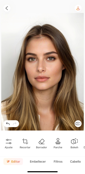 AirBrush App Screenshot ES - lipstick upload image