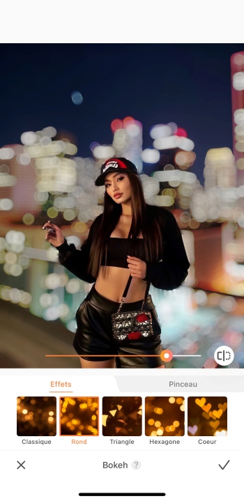 AirBrush App Screenshot FR - bokeh round