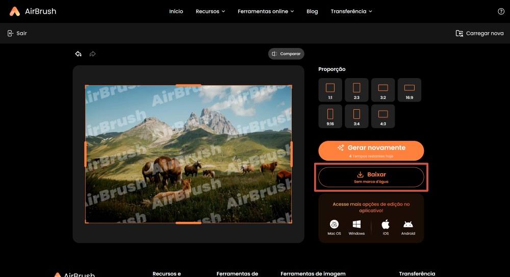 AirBrush Web Screenshot PT - Image Extender download