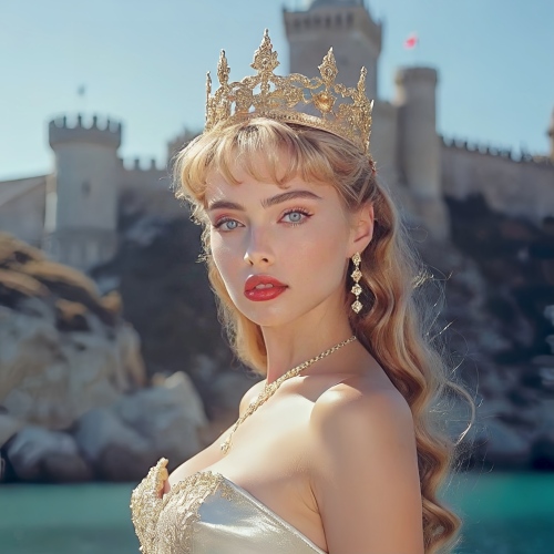 face swap - example princess before