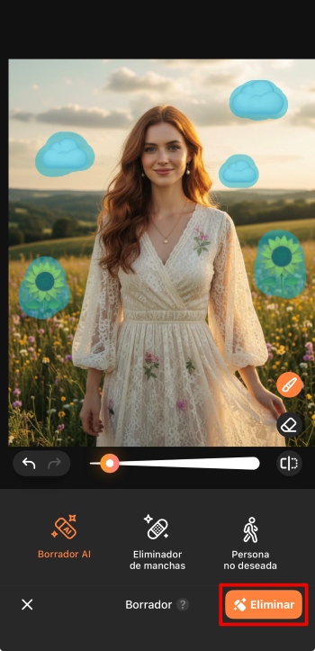 AirBrush App Screenshot ES - remove emoji eraser ai brush remove