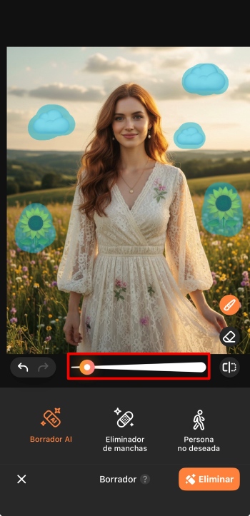 AirBrush App Screenshot ES - remove emoji eraser ai brush