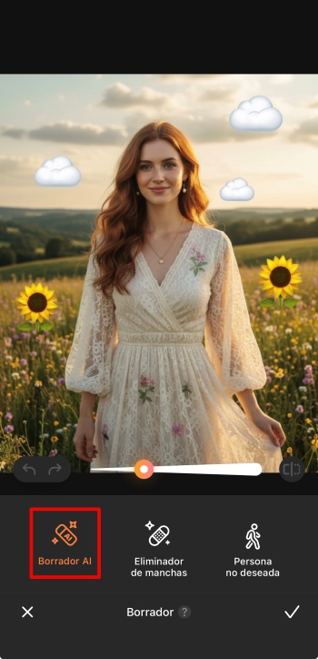 AirBrush App Screenshot ES - remove emoji eraser ai