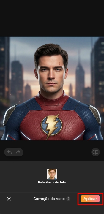 AirBrush App Screenshot PT - face swap retouch face fix apply