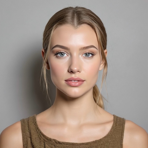 What face shape do I have - heart face example