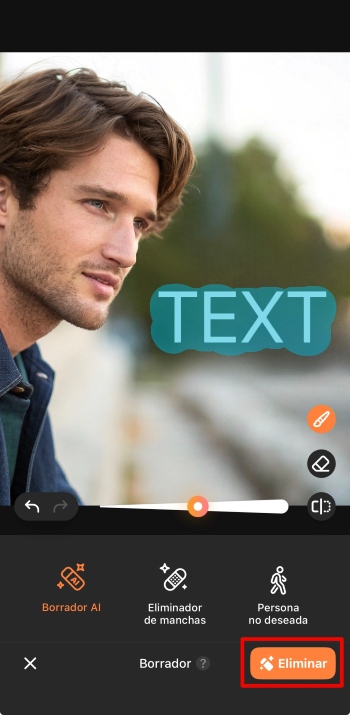 AirBrush App Screenshot ES - remove text remove