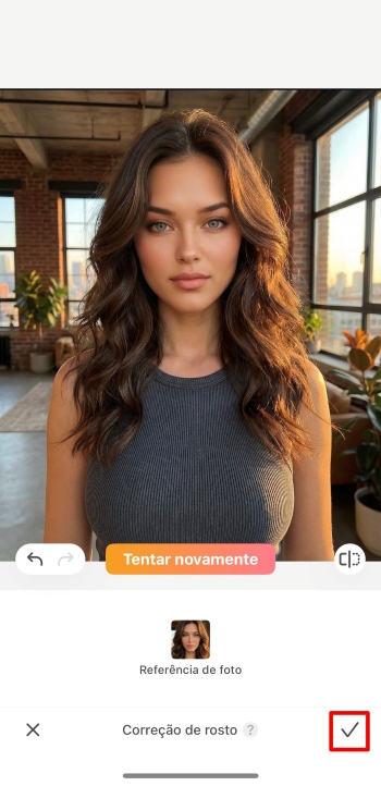 AirBrush App Screenshot PT - open eyes tick