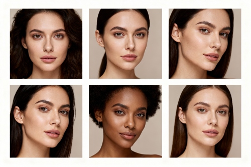 face shape detector - different types of face shapes