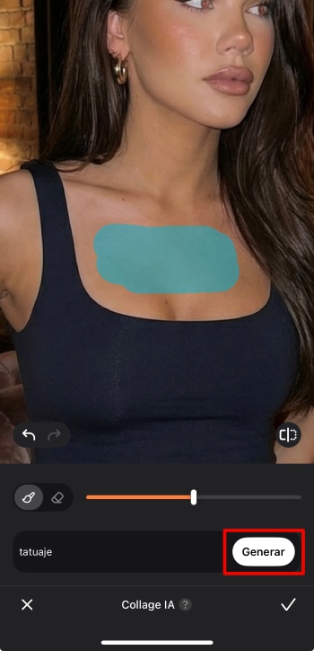 Airbrush App Screenshot ES - tattoo ai replace generate