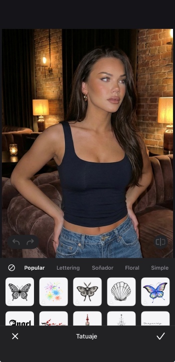 Airbrush App Screenshot ES - tattoo simulator retouch choose tattoo