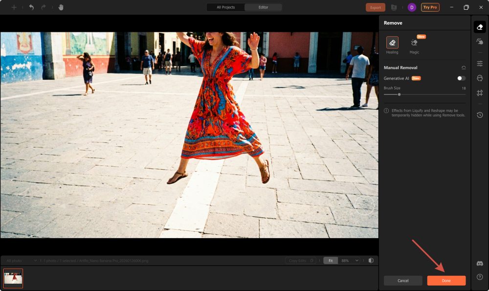 Airbrush Studio Screenshot EN - remove shadow done