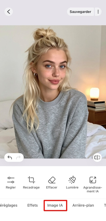 Airbrush App Screenshot FR - change background ai image