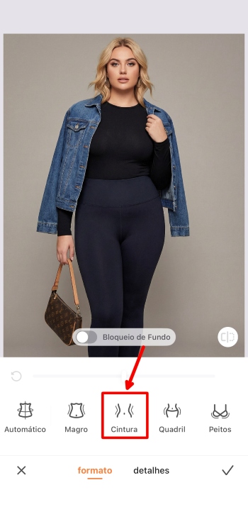Airbrush App Screenshot PT body editor cintura