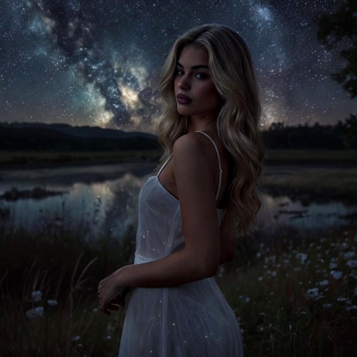 change background - ai image example starry night