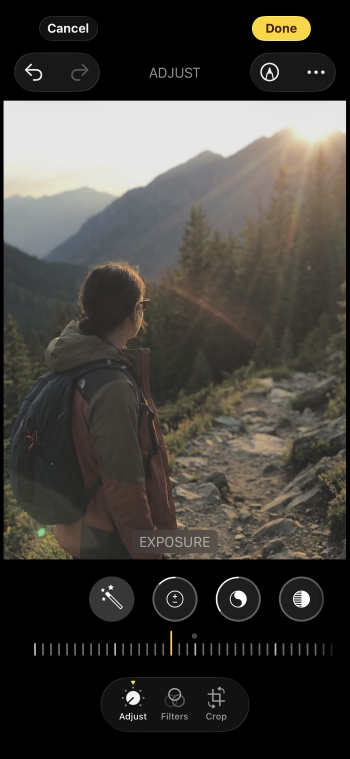 iPhone Screenshot EN - remove light reflection adjust result